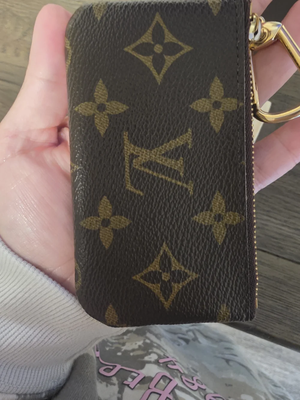 Louis Vuitton Monogram Key Pouch - Brown